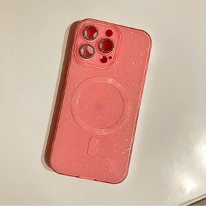Super cute Pink full Glitter Phone Case for iphone 13 pro